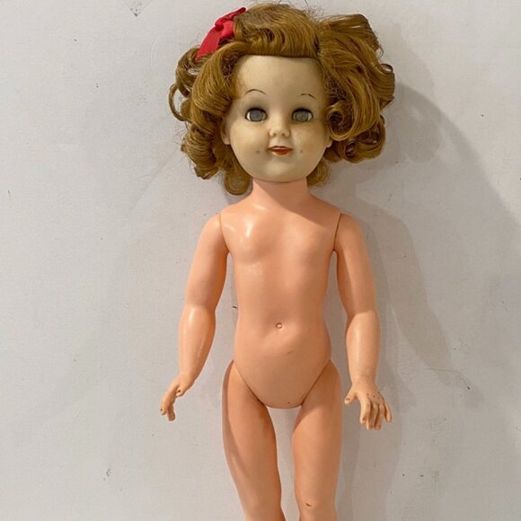 Vintage Allied Shirley Temple Doll Scottish Outfit Movable Arms Legs Sleep Eyes - Picture 5 of 12